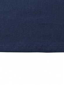 Striped Color Block Printed Sportwear Long Sleeve Top And Pants Set Spring Elegant - Navy Blue - View 8
