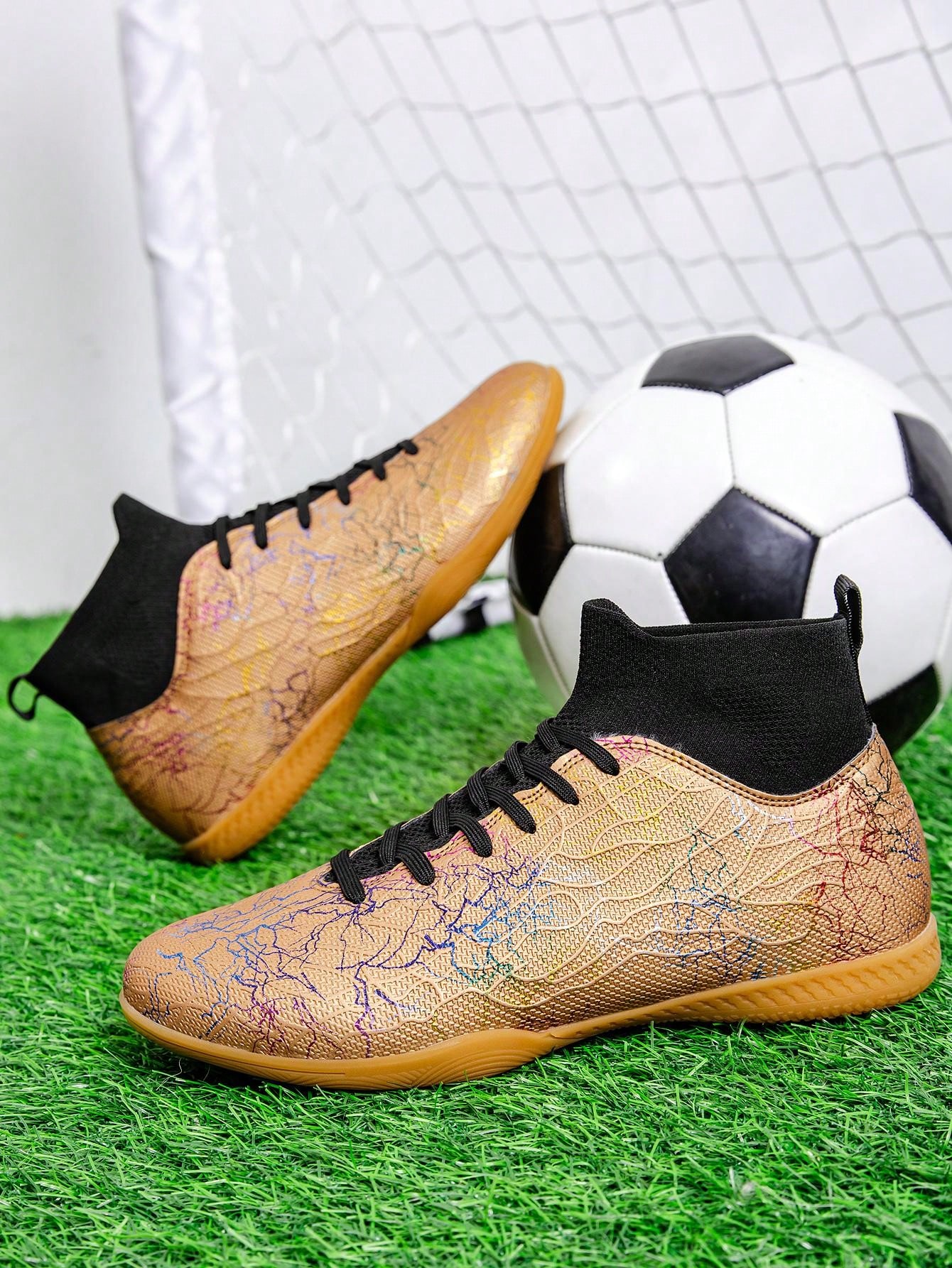 Buy Fashion Men Soccer Shoes Man Long Spikes Football Boots Kids