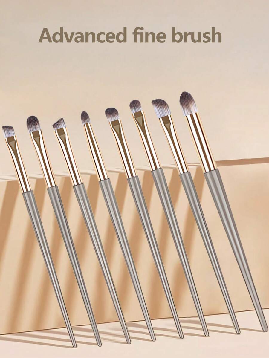 (15件套)15/13/10件化妆刷套装,包含眼影刷、粉底刷、散粉刷、腮红刷、高光刷、修容刷、眉刷 - 柔软亲肤的化妆工具,便携式旅行化妆套装,眉刷、眼影刷、螺旋刷、螺旋刷,赠品 - 彩色 - 查看 1