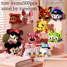 1 Set DIY Cute Panda Series, Multiple Building Methods In 1 Box, Leisure Building Block Toy, Panda Theme Puzzle Building Blocks, Creativity Toy, Ideal For Holiday, New Year, Spring Festival Interesting Pet Building Blocks, Fun Small Building Challenge, Cultivate Hands-On And Brain Skills, Building Block Set, DIY Creative Home Decor Toy, Adult Building Block Set Gift, Perfect For Holiday, Birthday, Christmas Gifts