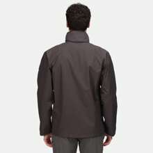 Regatta Great Outdoors Mens Outdoor Classic Matt Hooded Waterproof Jacket (Ash/Black) - 100% Polyester