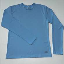 Women's Polyamide Thermal Shirt UV+50 Sun Protection Long Sleeve Second Skin Shirt Winter And Summer - 淺藍色 - 查看 5