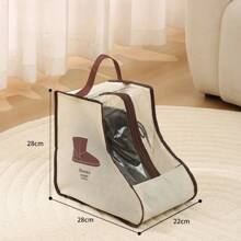 1/2 pièces Sac de rangement pour bottes longues et courtes, sac de rangement pour chaussures, housse de protection anti-poussière pour chaussures, sac de rangement pour housses de chaussures, sac de transport pour bottes, sac de rangement élégant pour housses de chaussures, sac de rangement non tissé pour housses de chaussures pour le voyage et la maison