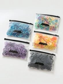 100 piezas Lazos de cabello de nailon de colores, Coleteros elásticos, Adecuados para todas las estaciones