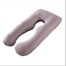 Pregnancy Pillow U Shaped Maternity Pillow Support Back Hips Legs Belly Sleeping - Purple Gray - View 4
