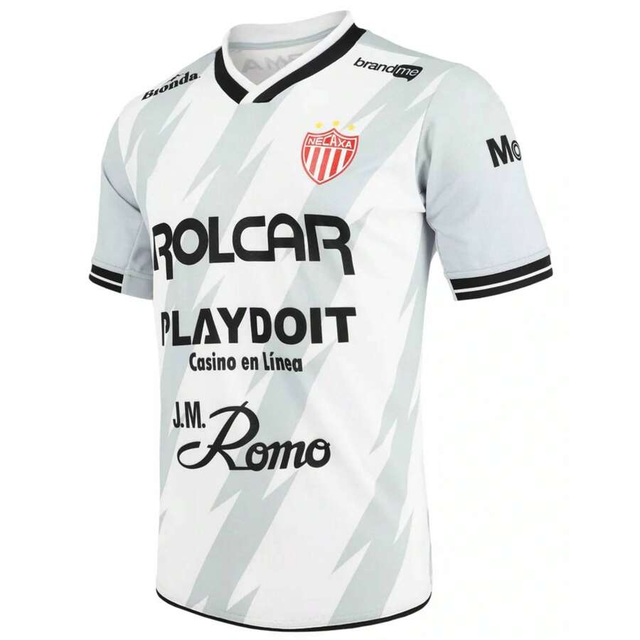 Jersey Futbol Mexico Necaxa Blanco Visita Temporada 2024-2025 - Blanco - Ver 1