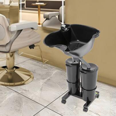 kangten Portable Hairdressing Backwash Mobile Shampoo Basin Sink Salon Wash Hair Bowl UK