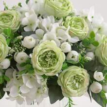 1/4 peças Buquê de Flores de Hortênsia de Seda Artificial Peônia para Decoração de Casamento DIY, Material de Grinalda, Flor para Segurar pela Noiva, Flor de Pulso, Flor de Peito, Decoração de Flor na Cabeça, Acessórios, Decoração de Carro de Casamento, Decoração de Arco do Portal, Decoração de Casa, Sala de Jantar, Quarto, Decoração de Vaso, Materiais de Decoração de Festa de Aniversário, Presente de Dia dos Namorados e Ano Novo