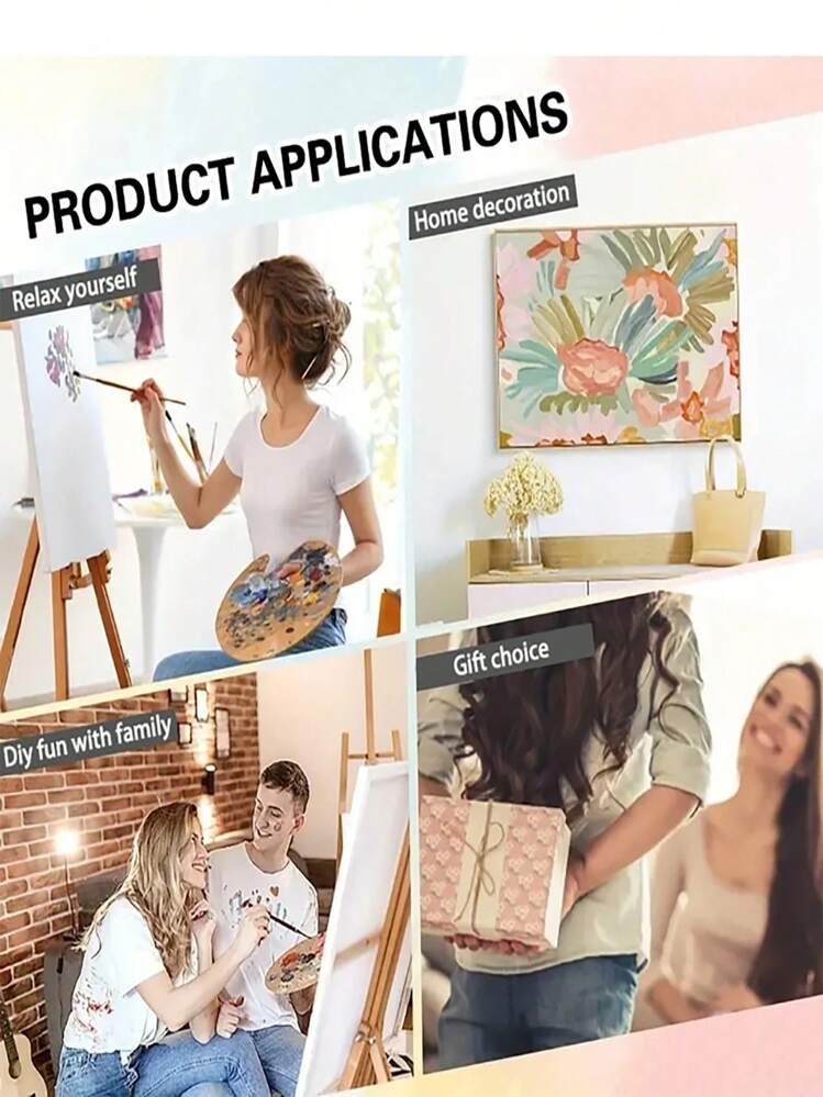 פרח יום האהבה ציור שמן דיגיטלי DIY - "מספר" העולם, ציור אחד, יקום אחד. היכנס לעולם המופלא של ציור שמן דיגיטלי, תגיד שלום להיות טירון ציור. התחל עם ציור שמן דיגיטלי, מריחה אחת, אמנות אחת, טרנד דקורטיבי חדש לבית. ציור שמן דיגיטלי מוסיף אווירה אמנותית לחלל שלך. - 40*50 ס"מ - ראה 8