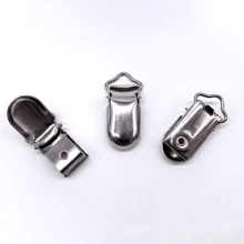 1/5/10pcs Shawl/Cape/Scarf Clips, Duck Mouth Clips For Suspenders/Garter Belts - Silver - View 4