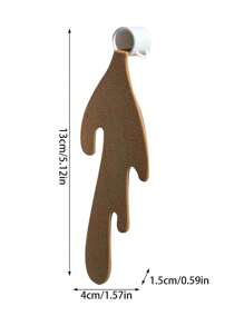 Separador de libros universal con diseño de taza de café derramada, 1 pieza de separador de libros de poliuretano con diseño creativo, muy adecuado para uso diario en la oficina - Multicolor - Ver 7