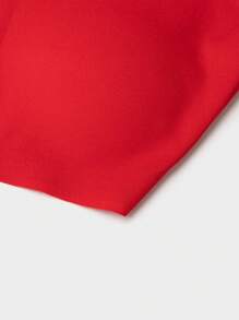 Balabala 女孩红色训练胸罩、防滑背心、新年款式 - 紅色 - 查看 3