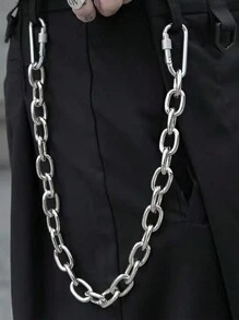 Minimalistische einfach geschichtete massive Ketten Taillenkette, Mode Taillengürtel Kette, Accessoire für Halloween, geeignet für Teenager Sommer Lässig Outdoor Athletik oder Reisen oder Abschlussgeschenke oder Geburtstags-Kleidungsaccessoires oder für den täglichen Gebrauch