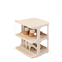 Multi Layer Shoe Rack Sorting Rack, Multi-Layer Space Saving Storage Rack, Household Small Entrance Shoe Rack - White - View 11