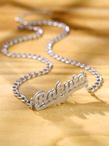 Collier personnalisé en 3D à double couche soudé avec couronne et pendentif en forme de cœur personnalisé à double pendentif. Chaîne gourmette en acier inoxydable pour homme et femme