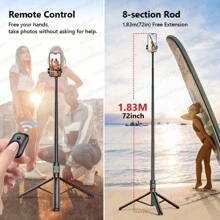Mobile Wireless Selfie Stick Integrated Hidden Multifunctional Tripod C10 Selfie Stick Live Streaming Stand - Black - View 2