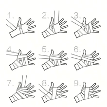 2PCS Fighting & Sanda Hand Guard, Elastic 120in/3.05m Boxing Hand Guard Bandage, For Boxing, Muay Thai Training - Multicolor - View 6