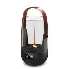 Rociador de aceite esencial de tecnología acústica de 200ml, con función de temporizador y apagado automático, humidificador doméstico USB, pequeño portátil manual de llama inteligente de gran capacidad para aromaterapia para camping
