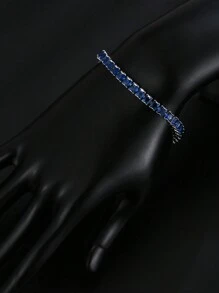 1 Piece Zirconia Tennis Bracelet Iced Out Chain Bracelets For Women Men Gold Color Silver Color Men Bracelet Chain Jewelry