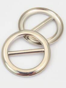 1 Metal Sliding Buckle With Adjustable 3-Way Swivel Ring Buckle For Belts, Scarves And Handbags - Fashion Accessory Hardware Round Ring Buckle Bags, Delicate Corner Buckle, Short Sleeve Hem Fixed Buckle, Garment Waist Buckle, Backpack Metal Buckle, Scarf Tie Buckle , Thanksgiving New Year Gift. - Multicolor - View 11