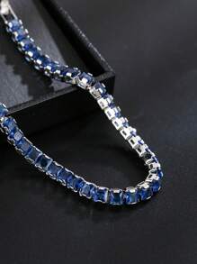 1 Piece Zirconia Tennis Bracelet Iced Out Chain Bracelets For Women Men Gold Color Silver Color Men Bracelet Chain Jewelry