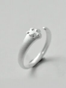 1pc Vintage Silver Owl Ring, Unique Style Fashion Jewelry For Men And Women