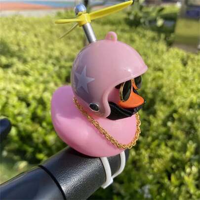 1pc Motorcycle/Bicycle Stylish Duck Helmet - Durable PVC