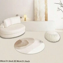 1 块畅销的现代几何设计地毯，柔软的人造羊毛材料，精致的边缘，亲肤舒适，抗起球，防水且易于清洁，防滑，无味 - 适用于家居装饰、房间装饰、小地毯、客厅地毯、卧室地毯、浴室地毯、厨房地毯、装饰地毯、酒店装饰 - 四季使用 - 彩色 - 查看 8