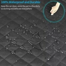 Dog Car Seats Cover Pet Protector Mat Rear Back Seat Hammock Mat Cushion - Black - View 7