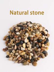 100/300/500/800/1000g0.4-0.6/1-2/2-3cm天然溪流石、混合颜色、装饰鹅卵石、微景观、水族馆、鱼缸、底部铺路、沙石花瓶、多肉盆栽、土壤填充和覆盖物