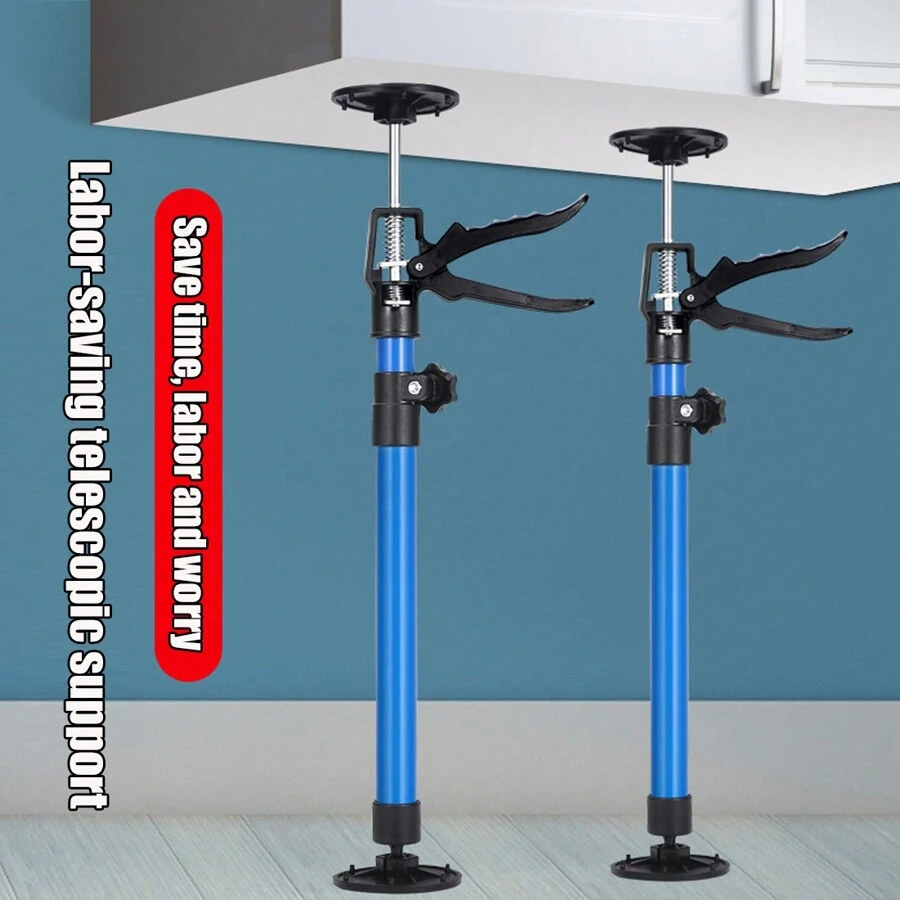 2PC Adjustable Drywall Plasterboard Builder Ceiling Easy Support Props 115-290cm - Blue - View 1