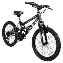 Bicicleta de montaña "Shocker" de 20 pulgadas, llantas de 20 pulgadas, grupo de edad 8-13 años, color negro - Negro - Ver 1
