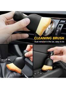 Car Cleaning Brush Suitable For Car Interior Details Brush, Cleaning And Maintenance Car Brush, Air Conditioning Vent Dust Soft Brush, Car Cleaning And Care Brush,Kitchen,Bathroom,Home,Household Supplies