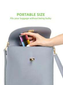 1pc Travel Pill Box Extra Large Pill Organizer 2 Times A Day, Weekly XL AM PM Pill Case, 7 Day Pill Box Twice A Day, Oversized Daily Medicine Organizer For Vitamins, Big Pill Container, Medication Dispenser (Rainbow)-Perfect For Organizing Medication On The Go Upper And Lower Pill Boxes For 14 Days, Travel Size