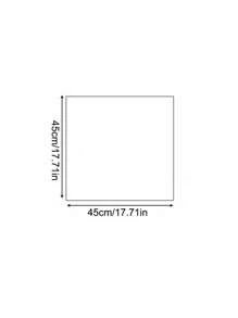 1pc Solid Color Plush Soft Chair Cushion, Room Decor Floor Mat - White - View 2