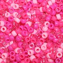 500 قطعة/العبوة خرز أكريليك ملون صغير مقاس 6x9 مم مختلط لسلسلة البوني، خرز ألوان لصنع الأساور الملوّنة (الكاندي)، سلاسل المفاتيح وأغراض الهواتف في عيد الحب، خرز فضفاض لتصميم المجوهرات واكسسوارات DIY - حبات المهر - مشاهدة 5