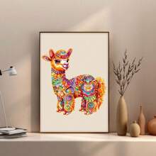 Hộp quà tặng bằng gỗ Alpaca Quà tặng tinh tế Hình dạng động vật không đối xứng Câu đố Cá nhân hóa Quà tặng độc đáo cho người cao tuổi Gia đình Trò chơi tương tác khó Câu đố, Câu đố bằng gỗ, Khối gỗ, Câu đố bằng gỗ - Màu be - Xem 5