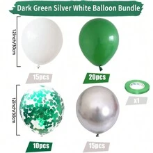 Red &Green Happy Birthday Latex Balloons - 16 Inch Happy Birthday Banner, 1000 Pcs Artificial Silk Rose Petals For Emerald Green Birthday Decorations St. Patrick's Day Decoration Wedding Party Valentine's Day Decor