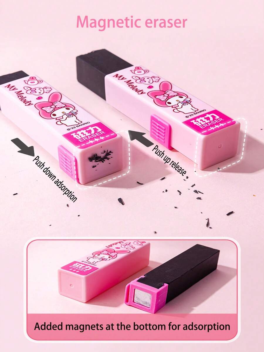 Sanrio Sanrio Image Magnetic Push Pull Eraser Hello Kitty Children Cute Sanrio Sanrio Image Magnetic Push Pull Eraser Hello Kitty Children Cute