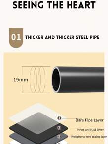 1pc Multi-Tier Simple Wardrobe Storage Cabinet, Home Bedroom Dust-Proof Storage Cabinet, Multi-Functional Storage Cabinet For Office, Dorm, Classroom, Floor-Standing Clothing Storage Rack, Valentine's Day - Black - View 7