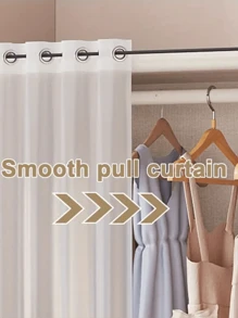 1pc Multi-Tier Simple Wardrobe Storage Cabinet, Home Bedroom Dust-Proof Storage Cabinet, Multi-Functional Storage Cabinet For Office, Dorm, Classroom, Floor-Standing Clothing Storage Rack, Valentine's Day - Black - View 8