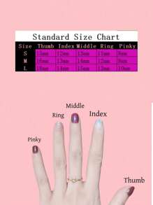 10 Stücke kurze handgemachte Aufklebe-Nägel für Party und Alltag, verschiedene Farben, schöne tropische Blumen, Lilien, für Mädchen, einfach zu tragen - Verschiedenfarbig - Übersicht 6