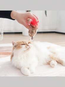 1 Simulated Mouse Plush Toy, No Need To Charge Cat Self-Pleasure Artifact Cat Toy, Cat Funny Toy, Toy That Simulates Cat Hunting, Cat Sound Toy - Multicolor - View 3