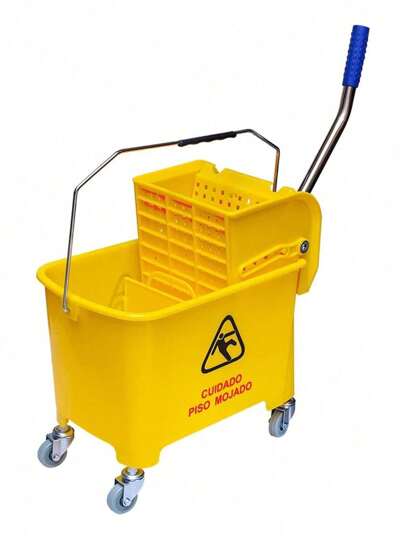 Cubeta De Carrito Con Exprimidor 20 Litros Plastico