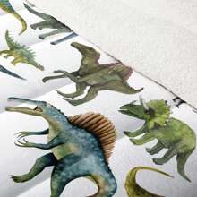 Cartoon Dinosaur Comforter Sets, Dinosaur Bed Set ,Sherpa Fleece-Backing Premium,Winter Lightweight Soft Microfiber Bedding With 2 Pillow Shams