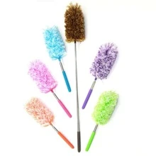 1 pezzo Spolverino estensibile in microfibra per pulire ufficio, auto, computer, condizionatore e altro - strumento di pulizia lavabile e riutilizzabile