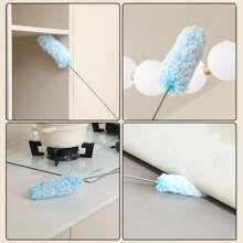 1 pezzo Spolverino estensibile in microfibra per pulire ufficio, auto, computer, condizionatore e altro - strumento di pulizia lavabile e riutilizzabile