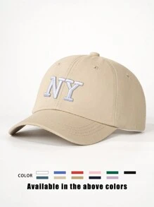 Mũ lưỡi trai thêu logo NY, có thể điều chỉnh, kiểu dáng thường ngày, thích hợp cho mùa xuân, mùa thu, du lịch, đi biển, phong cách Y2K dành cho giới trẻ, kỳ nghỉ, lễ hội. - mũ bóng chày - Xem 11