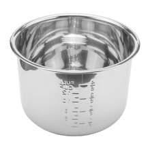 6L Pressure Cooker Inner Pot Rice Liner Stainless Steel Minute - Multicolor - View 7