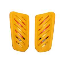 Puma Sports Shin Guards For Men & Women, Soccer Leg Protector For Match & Training, Outdoor Sports Leg Protection, Model: 030871-09 - Red-sunlight Yellow-black - View 2